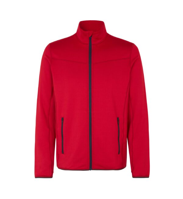 Sportovní fleece mikina | ID0840 - červená