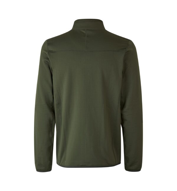 Sportovní fleece mikina | ID0840 - olivová/khaki